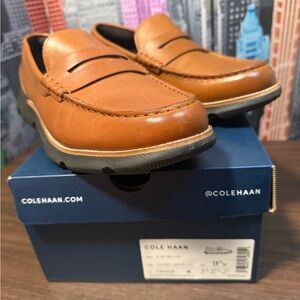 Cole Haan Men's Brown Leather Loafers